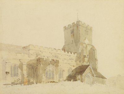 Writtle Church, Essex by Thomas Girtin
